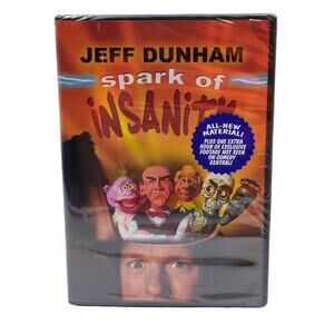 Jeff Dunham Spark of Insanity DVD Brand New Sealed Comedy Comedian Puppets